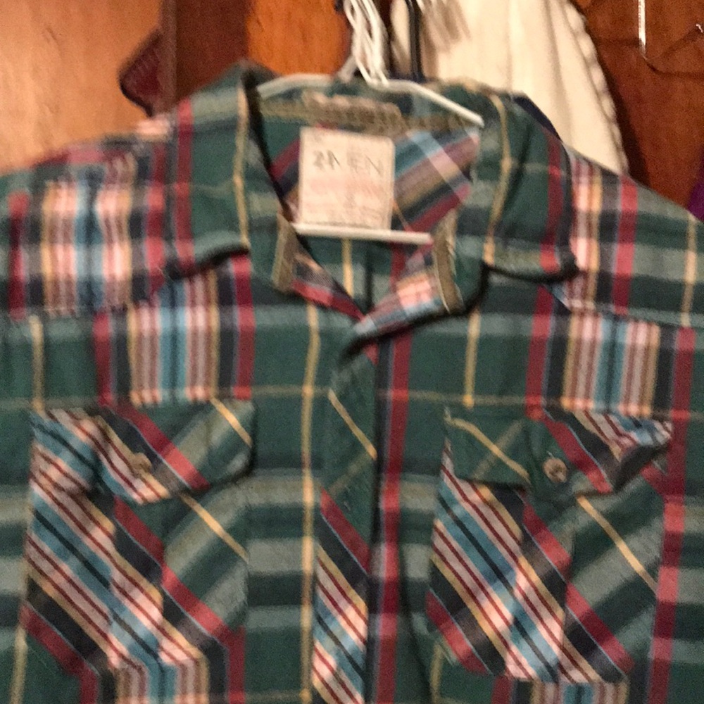 Flannel button down